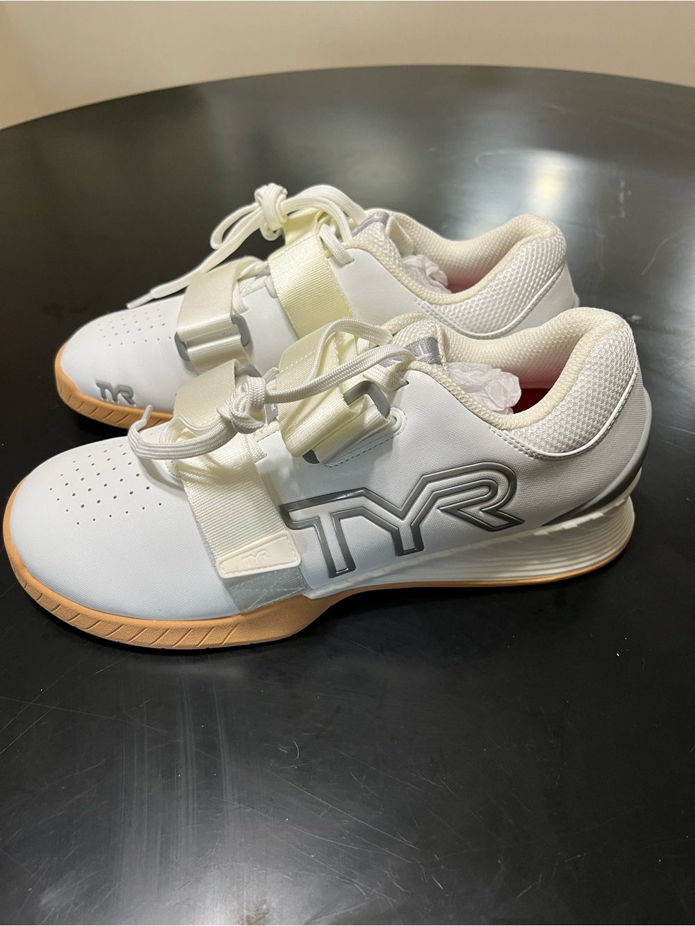 TYR L-1 lifter white gum.